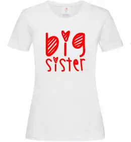 Жіноча футболка Best sister ever flowers Білий фото