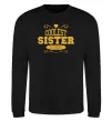 Свитшот Coolest sister ever Черный фото