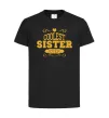 Детская футболка Coolest sister ever Черный фото