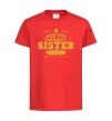 Детская футболка Coolest sister ever Красный фото