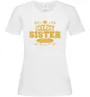 Жіноча футболка Coolest sister ever Білий фото