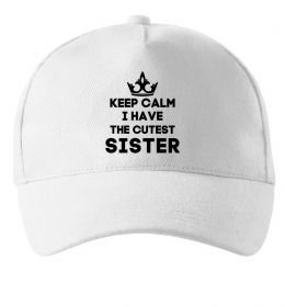 Кепка Keep calm i have the cutest sister