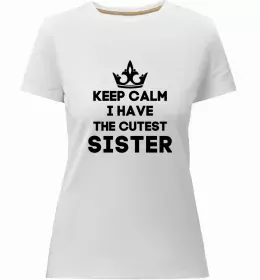 Женская премиум футболка Keep calm and love cats Белый фото