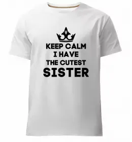 Мужская премиум футболка Keep calm and love cats Белый фото