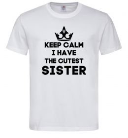 Чоловіча футболка Keep calm i have the cutest sister