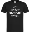 Чоловіча футболка My sister my angel Чорний фото
