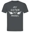 Чоловіча футболка My sister my angel Графіт фото
