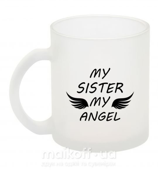 Чашка стеклянная My sister my angel Фроузен фото