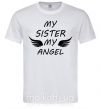 Чоловіча футболка My sister my angel Білий фото