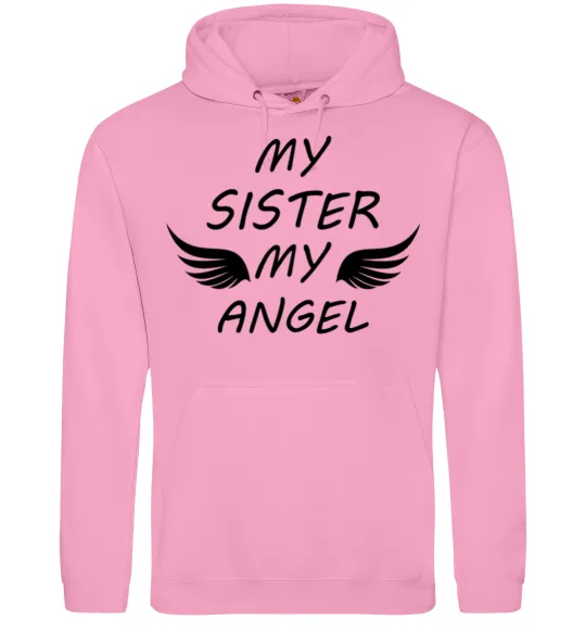 Чоловіча толстовка (худі) My sister my angel Рожевий фото
