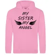 Жіноча толстовка (худі) My sister my angel Рожевий фото