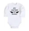 Дитячий бодік My sister my angel Білий фото