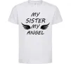 Детская футболка My sister my angel Белый фото