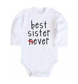 Детский боди Best sister never-ever