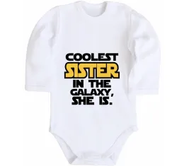 Дитячий бодік Just be cool Білий фото