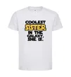 Дитяча футболка Coolest sister in the galaxy she is Білий Дитяча футболка Coolest sister in the galaxy she is Білий фото