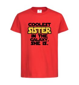 Дитяча футболка Coolest sister in the galaxy she is