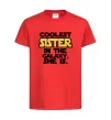 Дитяча футболка Coolest sister in the galaxy she is Червоний Дитяча футболка Coolest sister in the galaxy she is Червоний фото