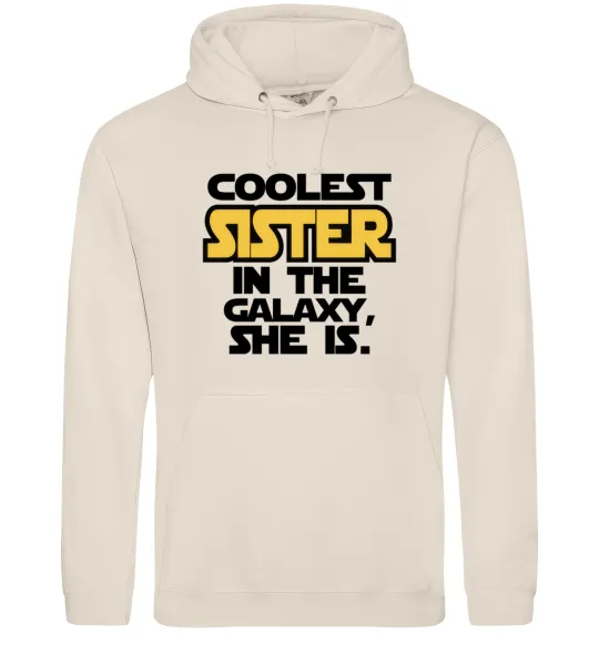 Жіноча толстовка (худі) Coolest sister in the galaxy she is Таш фото