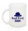 Чашка скляна Best dad ever - шляпа Фроузен фото
