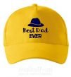 Кепка Best dad ever - шляпа Сонячно жовтий фото