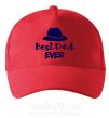 Кепка Best dad ever - шляпа Красный фото