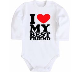 Дитячий бодік I love my best friend