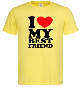 Мужская футболка I love my best friend