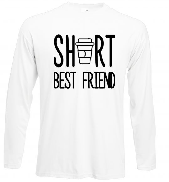 Лонгслів Short best friend Білий фото