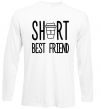 Лонгслів Short best friend Білий фото