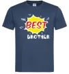 Мужская футболка The best brother Темно-синий фото