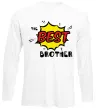 Лонгслів The best brother Білий фото