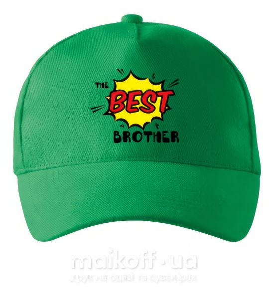 Кепка The best brother Зеленый фото