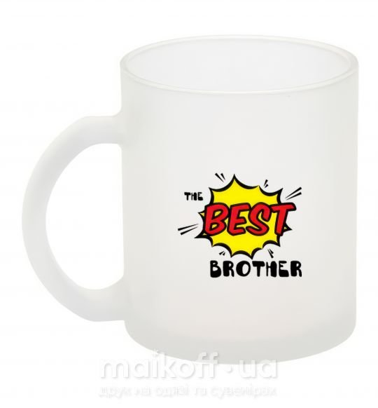 Чашка стеклянная The best brother Фроузен фото