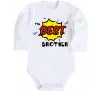 Дитячий бодік The best brother Білий фото