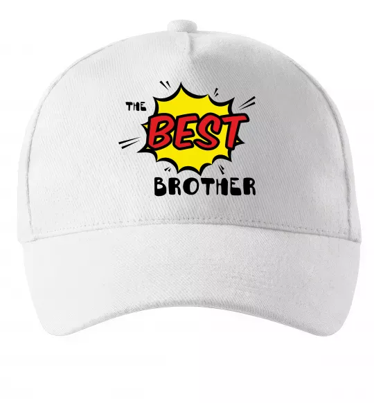 Кепка The best brother Белый фото
