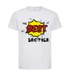 Дитяча футболка The best brother Білий фото