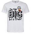 Чоловіча футболка I'm the big brother Білий фото