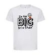 Дитяча футболка I'm the big brother Білий фото