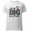 Чоловіча преміум футболка I'm the big brother Білий фото