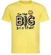 Мужская футболка I'm the big brother Лимонный фото