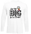 Лонгслів I'm the big brother Білий фото