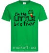 Мужская футболка I'm the little brother Зеленый фото
