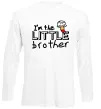 Лонгслив I'm the little brother Белый фото