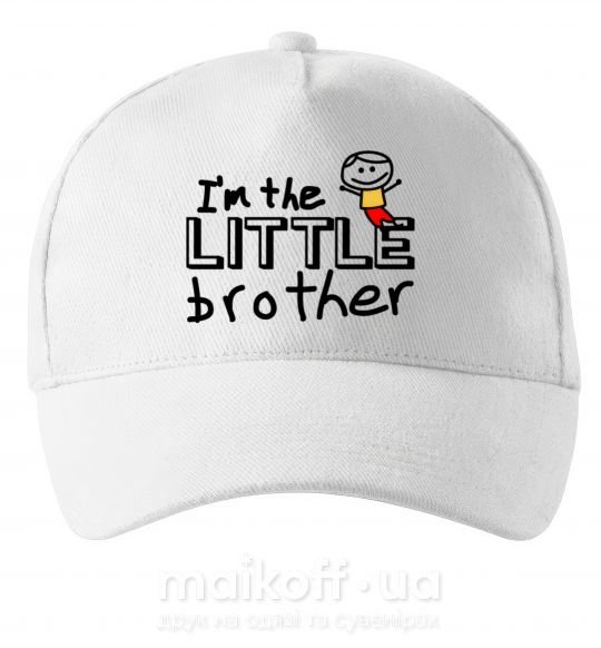 Кепка I'm the little brother Білий фото