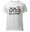 Чоловіча преміум футболка I'm the little brother Білий фото
