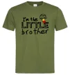 Чоловіча футболка I'm the little brother Оливковий Чоловіча футболка I'm the little brother Оливковий фото