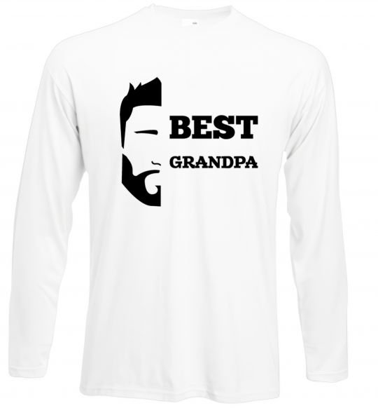 Реглан Best grandpa Білий фото