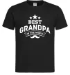 Чоловіча футболка Best grandpa in the world Чорний фото