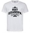 Мужская футболка Best grandpa in the world Белый фото